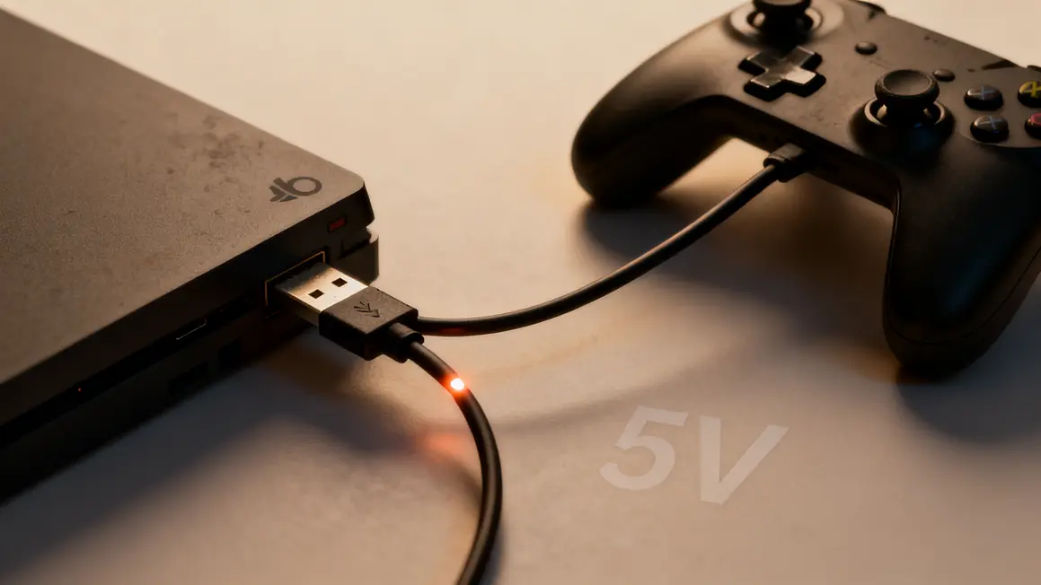 Schéma câble charge manette PS3 LED