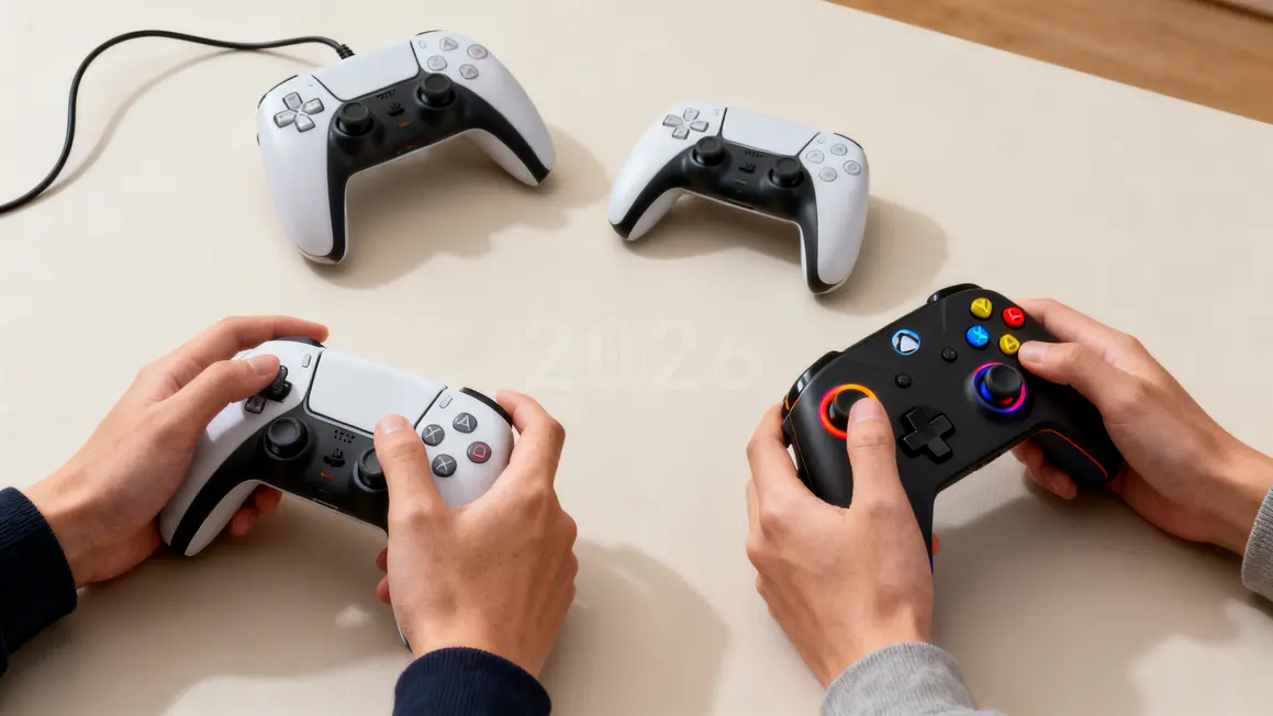Comparatif manettes PS2 filaire sans fil custom 2026