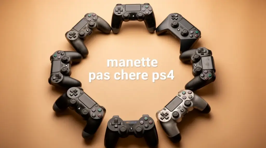 manettes ps4 pas cher generiques cercle photo