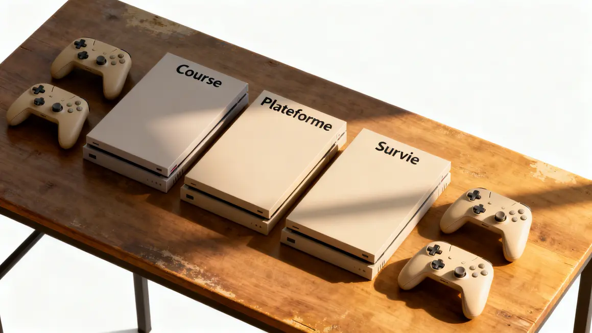 Trois jeux PS4 gratuits janvier course plateforme survie
