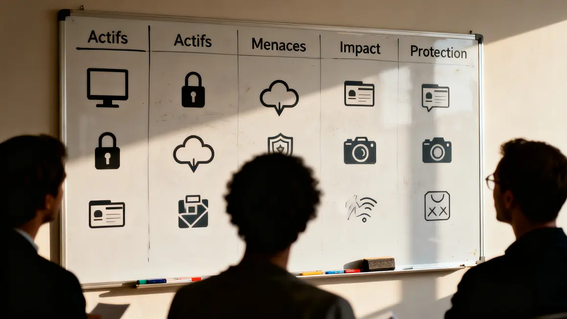 tableau audit securite actifs menaces protection
