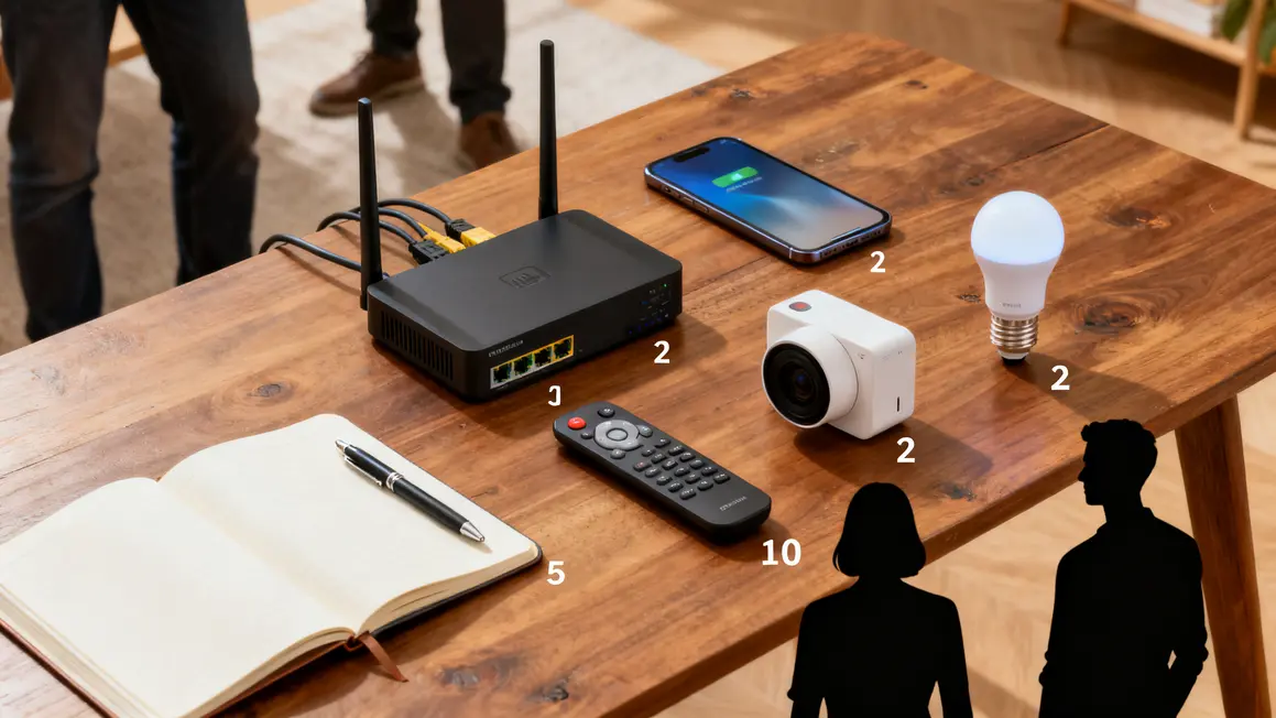 Inventaire équipement connecté cybersécurité maison