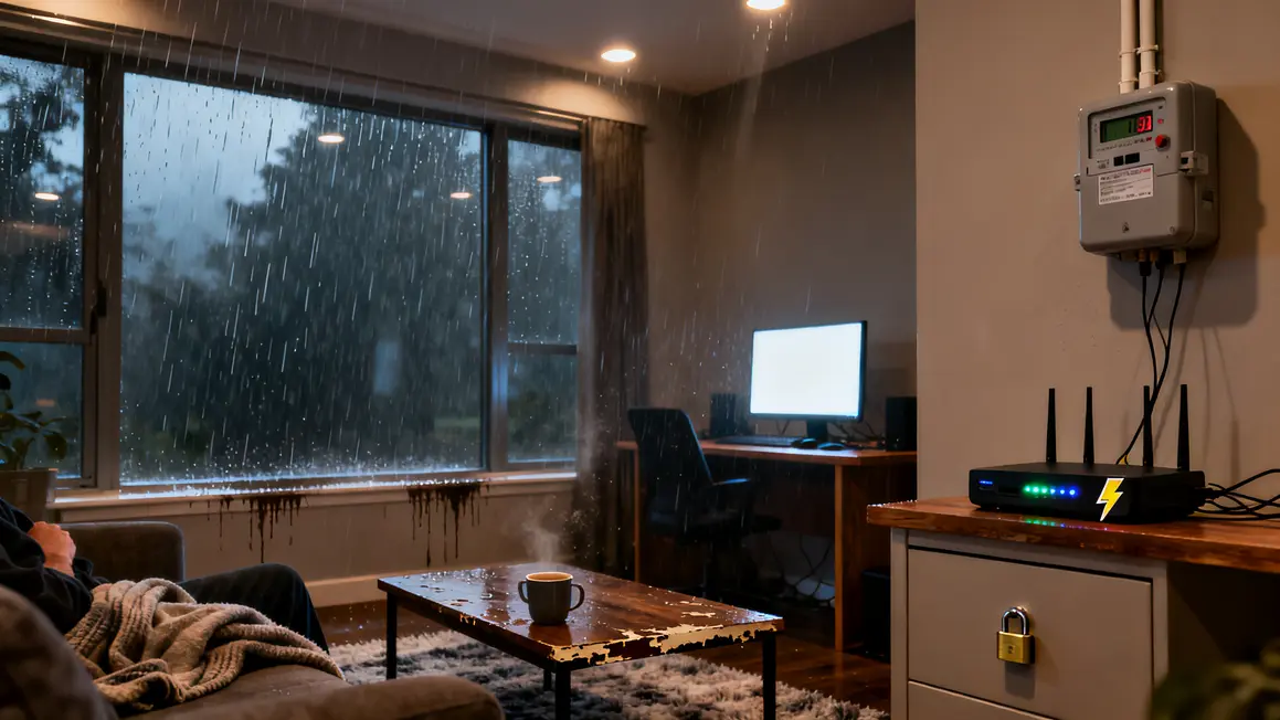 Salon moderne avec onduleur domestique economique protegant orage