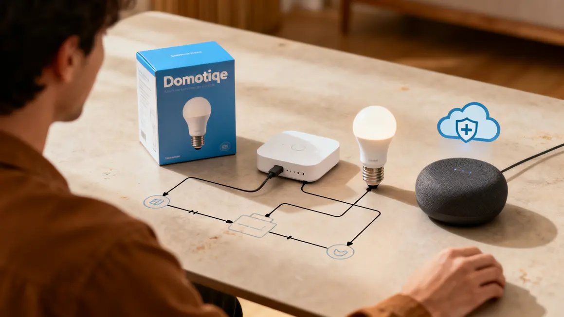 Box, hub, ampoule et assistant vocal pour maison connectée