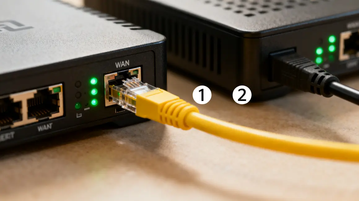 connexion routeur modem routeur familial