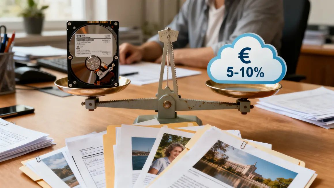 budget sauvegarde de donnees balance cloud disque dur