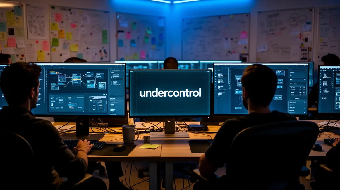 Espace de travail tech projet sous contrôle Undercontrol