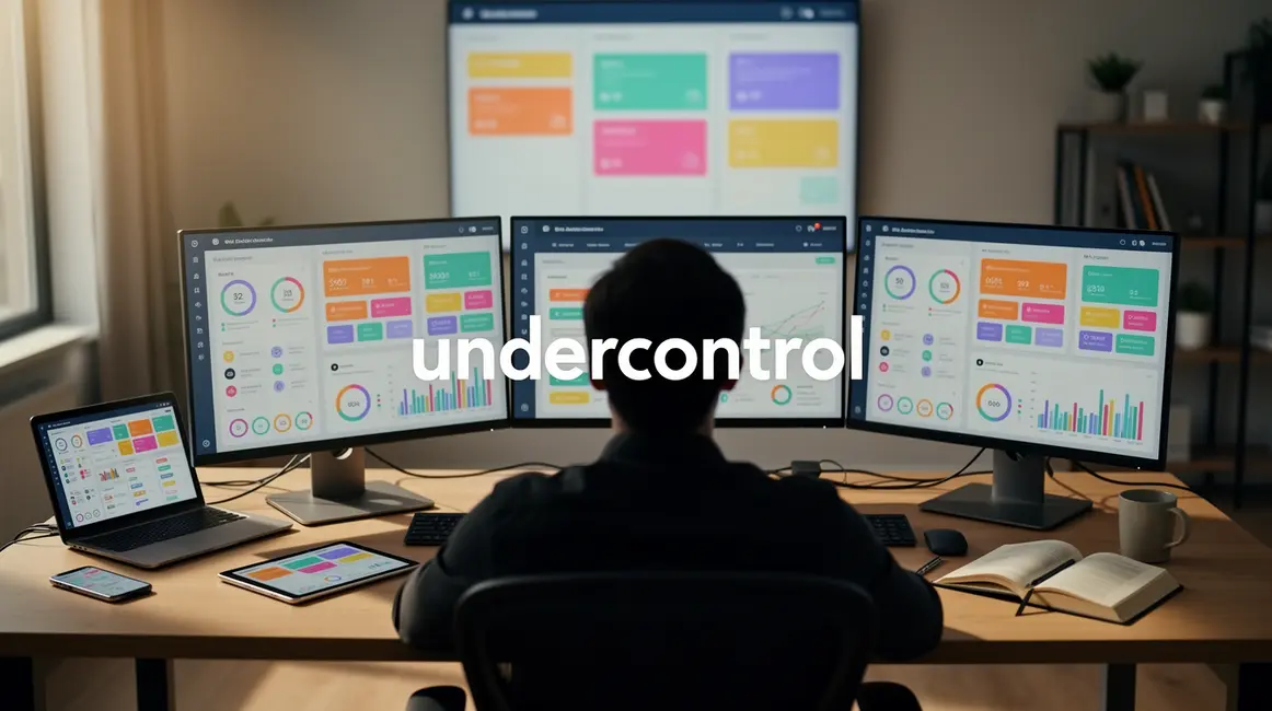 Bureau digital sous contrôle et outils connectés