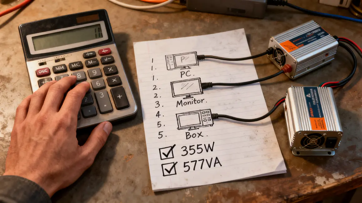 calcul puissance onduleur domestique branchements