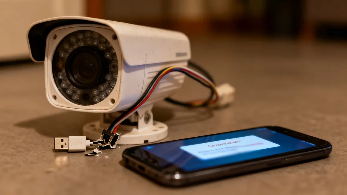 camera connectee pas chere port usb casse