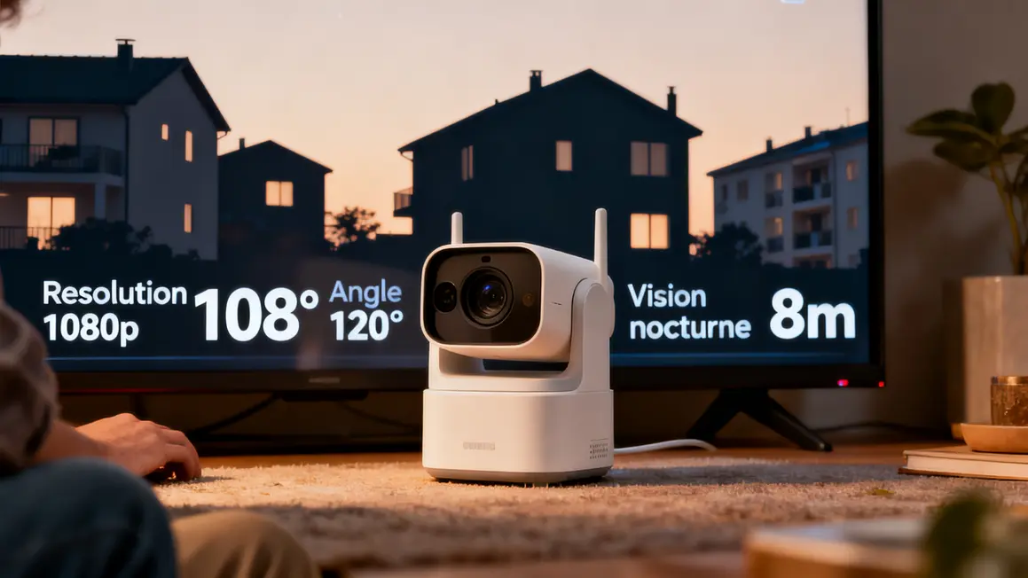 camera connectee criteres techniques resolution vision nocturne