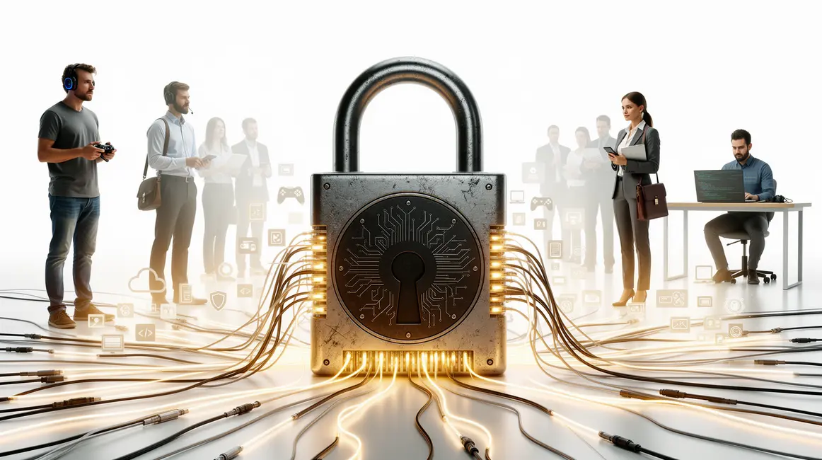 cadenas cybersécurité relié à profils connectés
