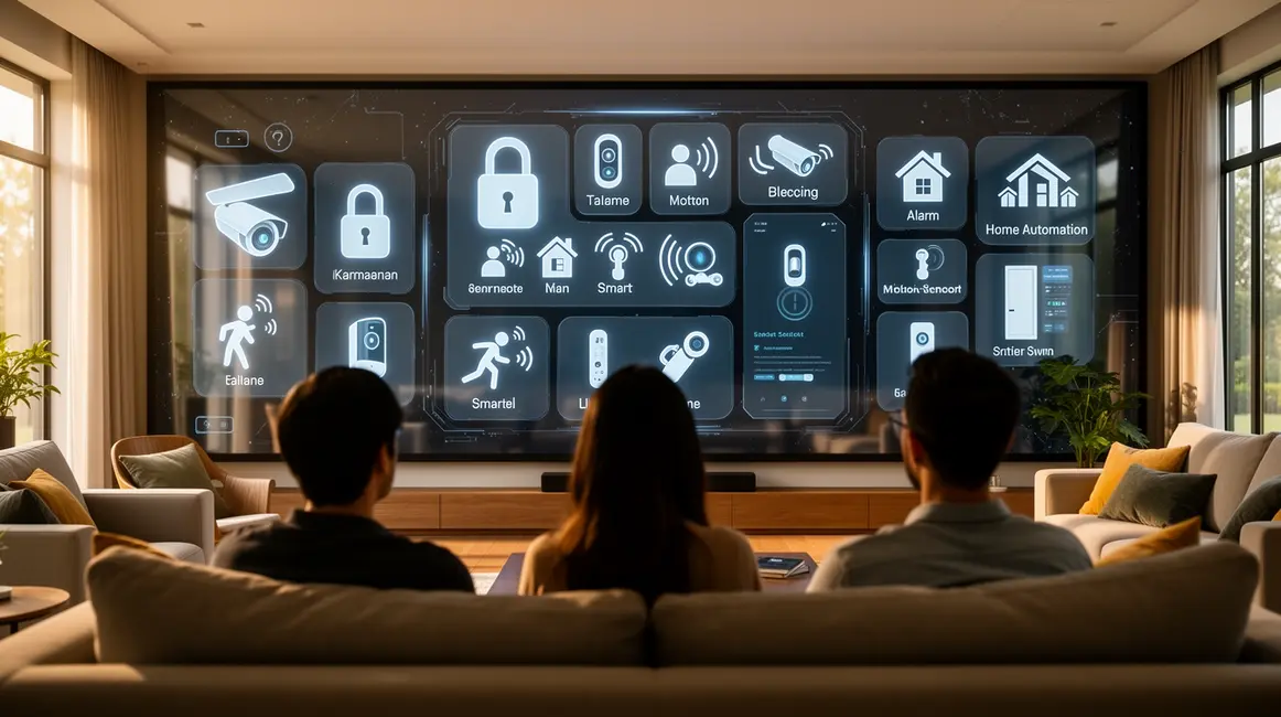 maison intelligente domotique securite ecrans