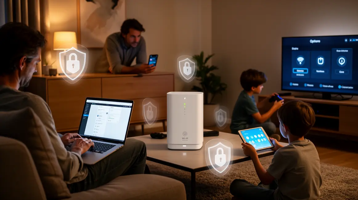 choisir securite wi-fi foyer moderne