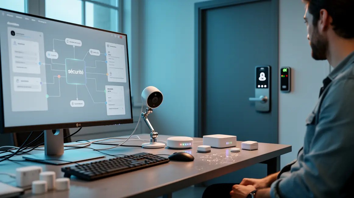 illustration des options de securite pour setup gaming entreprise et maison connectee