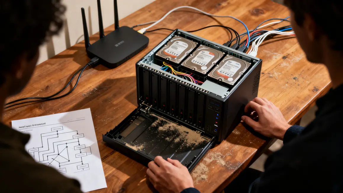 NAS maintenance stockage réseau