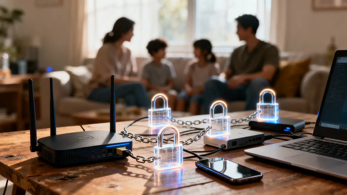 Routeur objets connectés et cadenas sécurité Wi-Fi