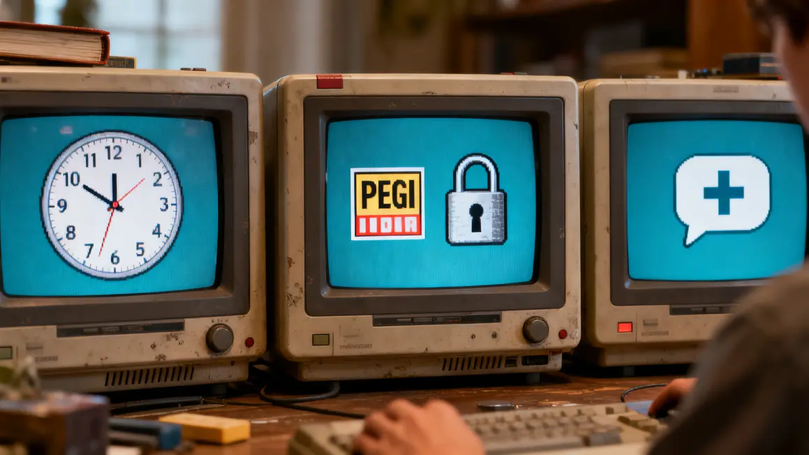 controle parental console symboles et fonctions