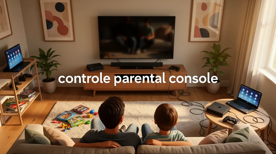 controle parental console vue salon famille