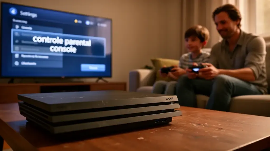 controle parental console ambiance famille manette