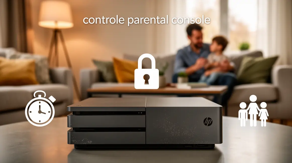 controle parental console symbole securite famille
