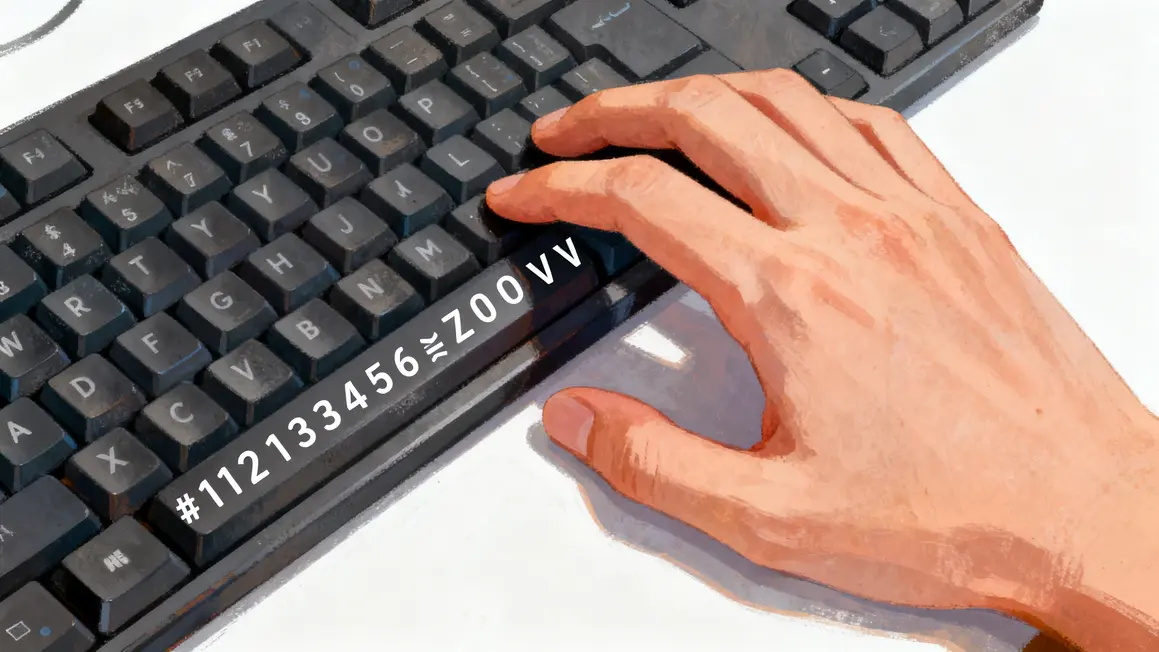 Clavier création mot de passe Wi-Fi sécurisé