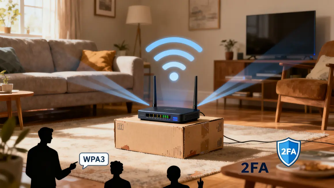 Cybersécuriser réseau domestique WPA3 2FA
