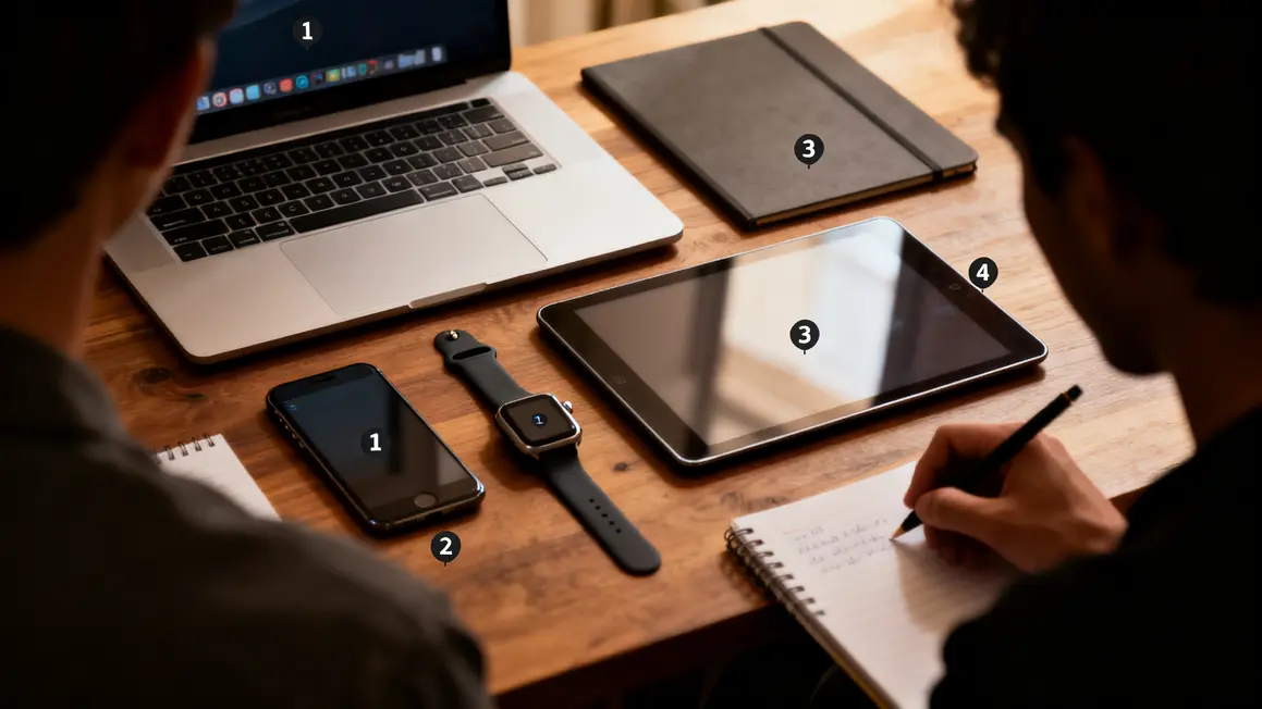 inventaire appareils numeriques cybersecurite maison