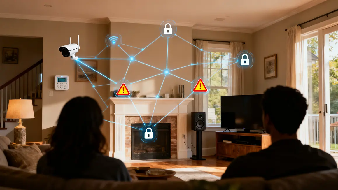 illustration risques securite objets connectes