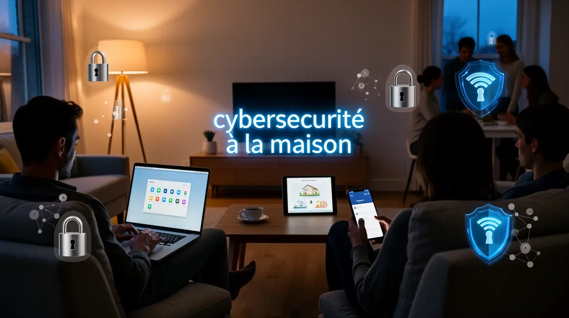 cybersécurité à la maison salon et objets connectés