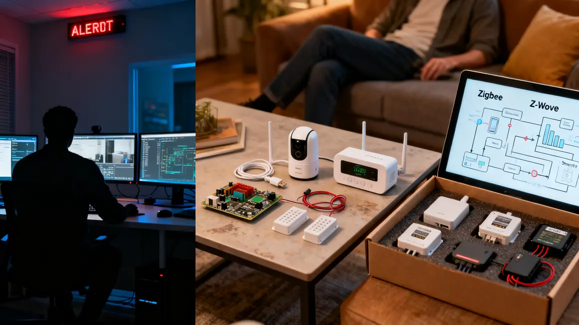 domotique securite centre alertes kit diy box domotique