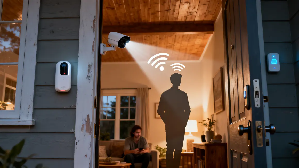 Éléments domotiques sécurisés intégrés connectés
