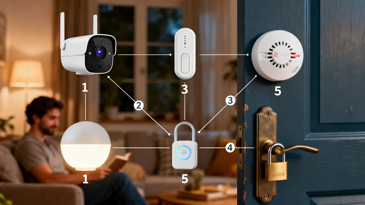 Fonctions prioritaires domotique securite en images