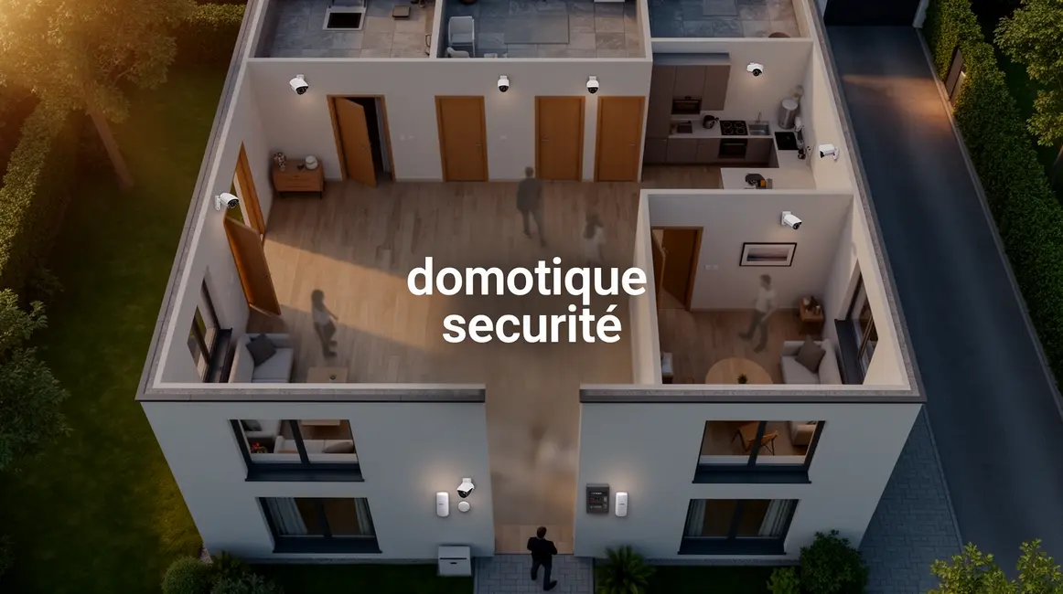 Maison moderne sécurisée domotique