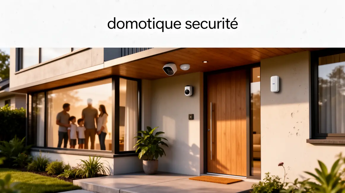 maison connectee avec dispositifs domotique securite