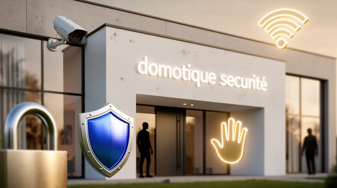 maison connectee symboles securite