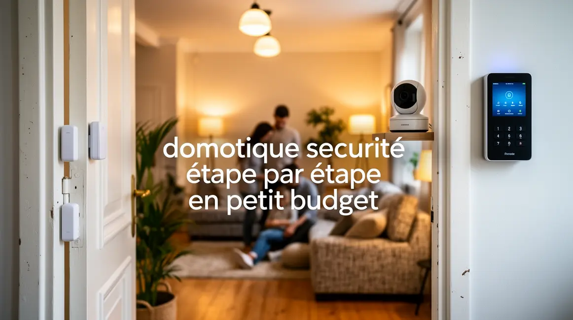 intérieur maison domotique sécurité petit budget