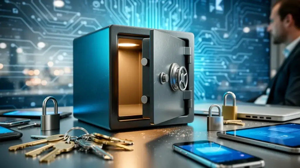 coffre fort digital gestion des mots de passe