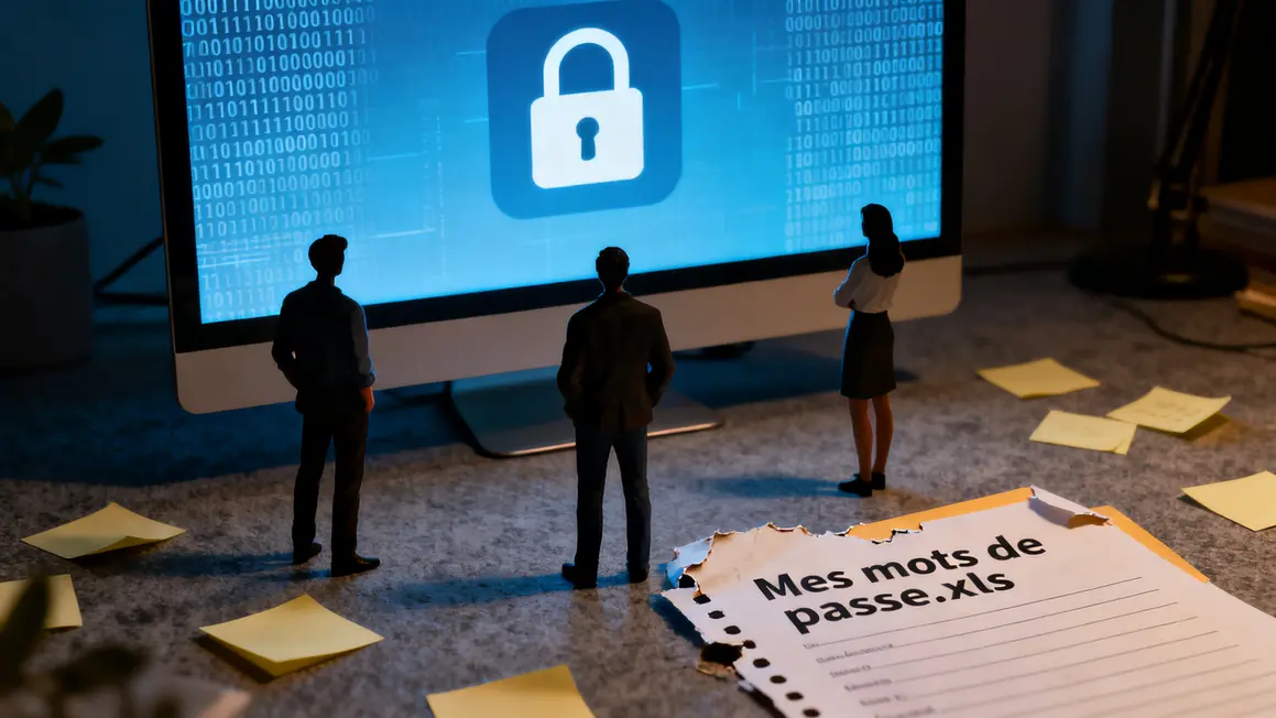 gestion des mots de passe ecran avec cadenas