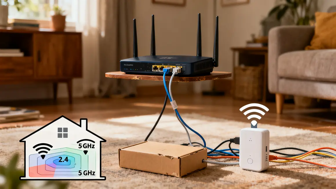 position routeur familial couverture wifi maison