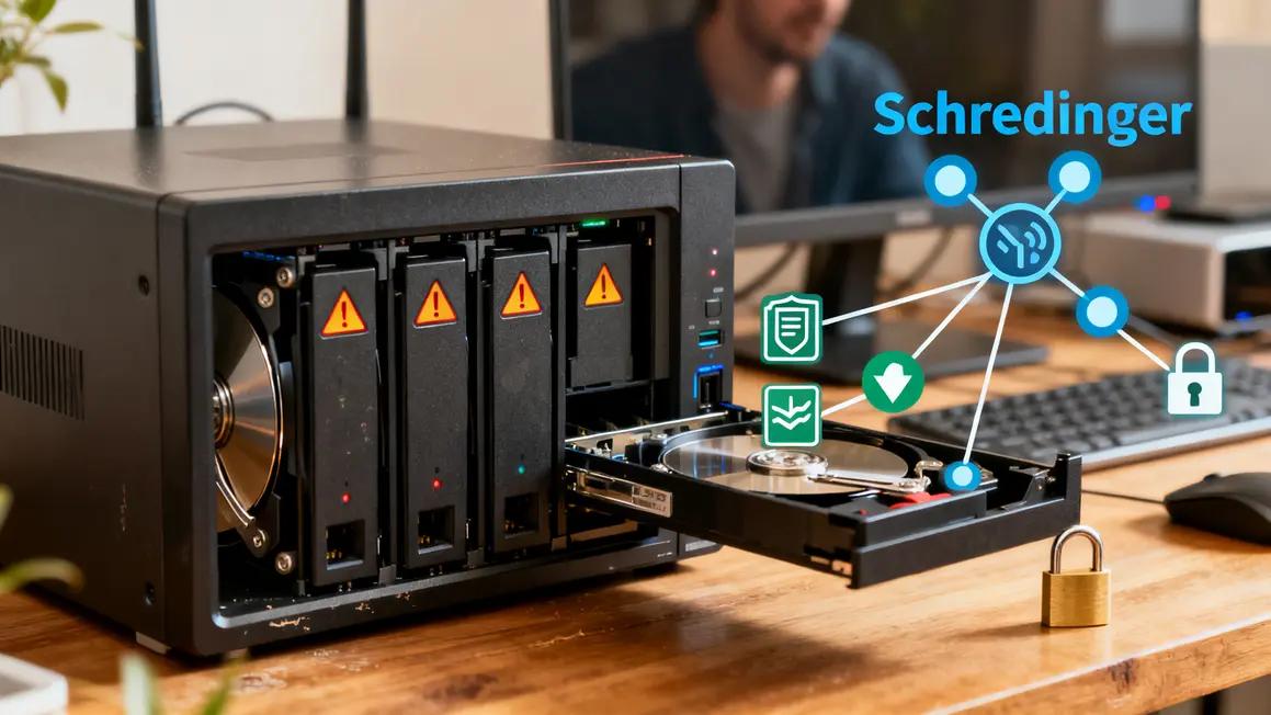 maintenance nas avec alertes et sauvegarde donnees