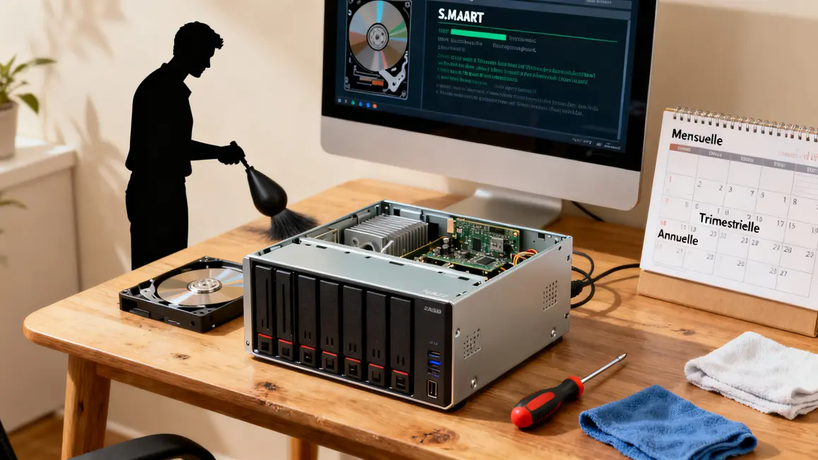 maintenance NAS petit budget nettoyage S.M.A.R.T.