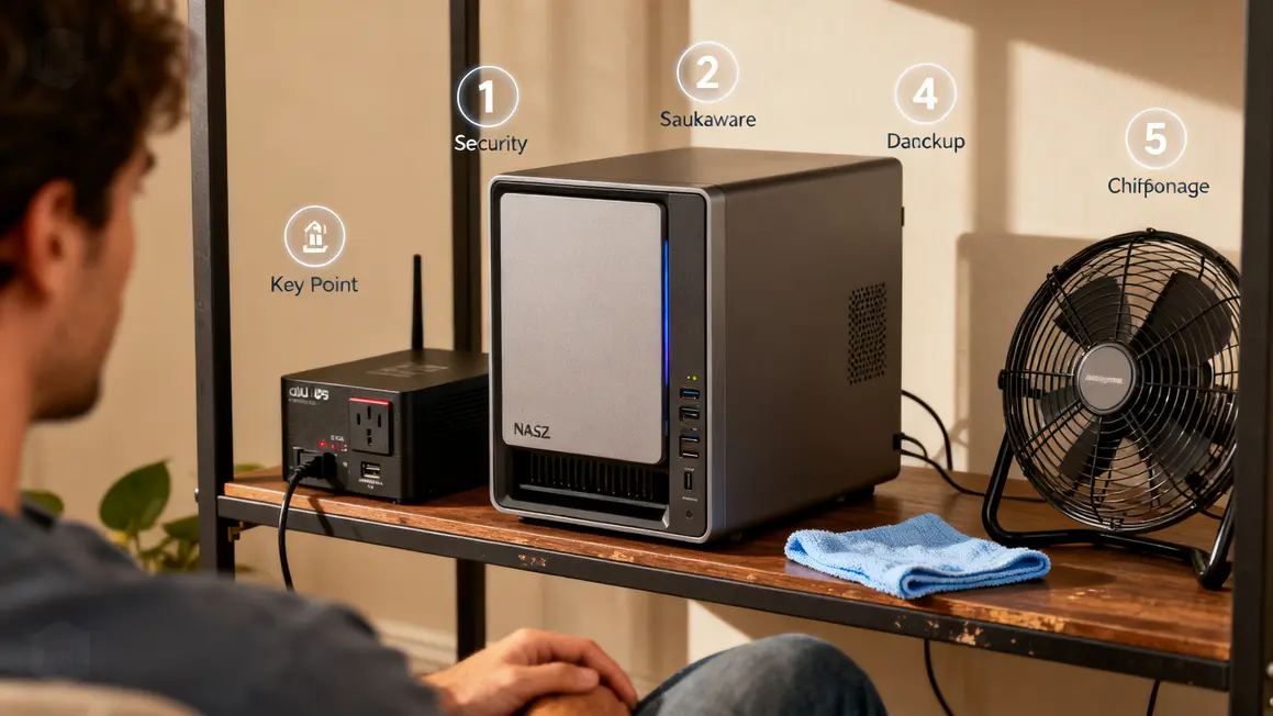 priorités maintenance NAS sécurité sauvegarde matériel