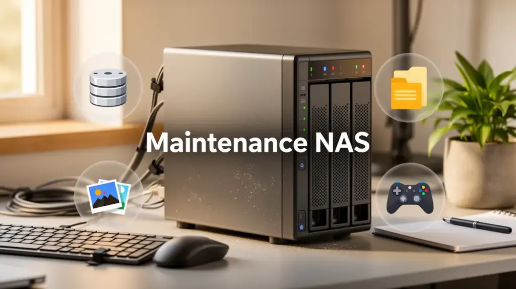 NAS moderne et maintenance, sécurité et gestion organisée