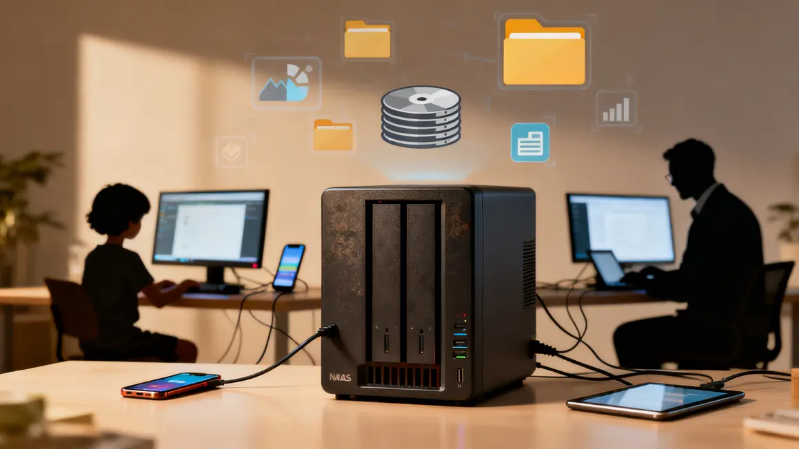 utilisation NAS appareils connectés