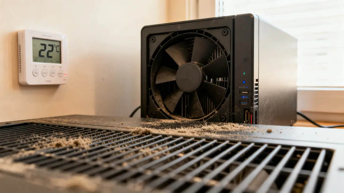 NAS control ventilation temperature propre