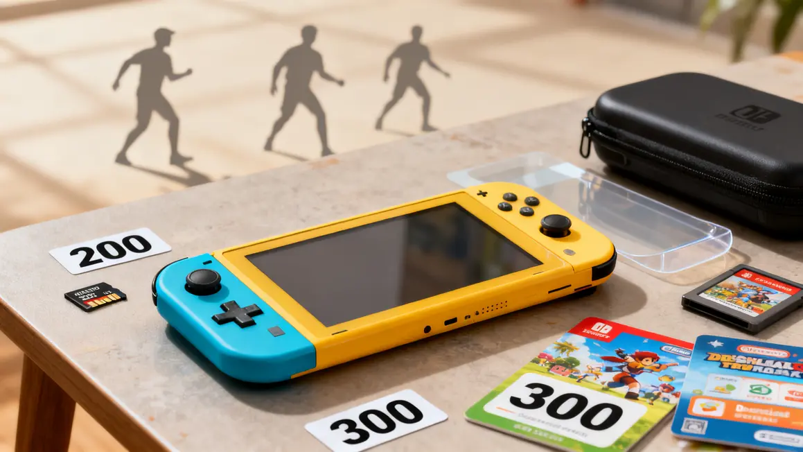 Switch Lite accessoires jeux comparatif budget