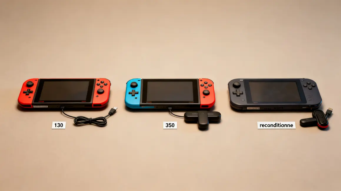 Comparatif modèles Nintendo Switch prix et accessoires