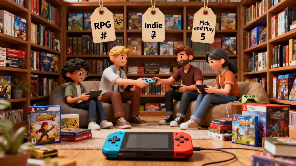 Jeux Nintendo Switch RPG Indie Pick and Play collection