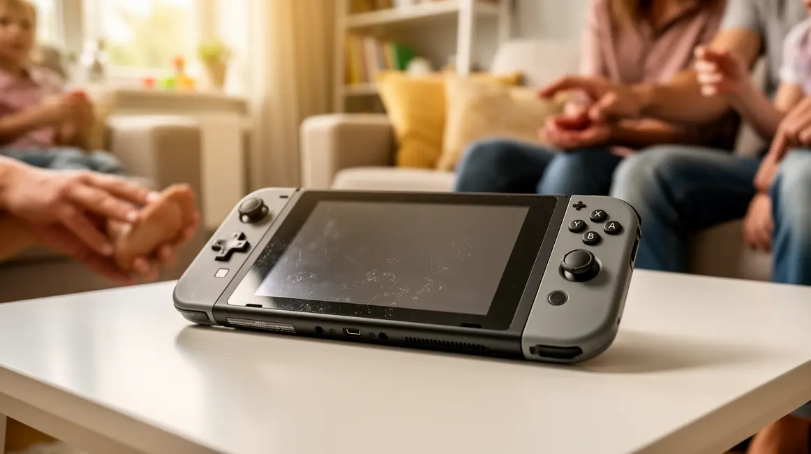 Photo console Nintendo Switch controle avant achat